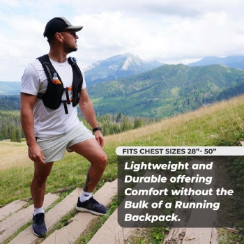 Custom Fashionable Running Vest Phone Holder Men Women Reflective Jogging Bag Cycling Running Hydration Vest with Water Bottle