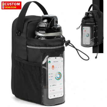 定制磁性健身包 定制手机支架包 载物袋 磁性健身包带水壶袋